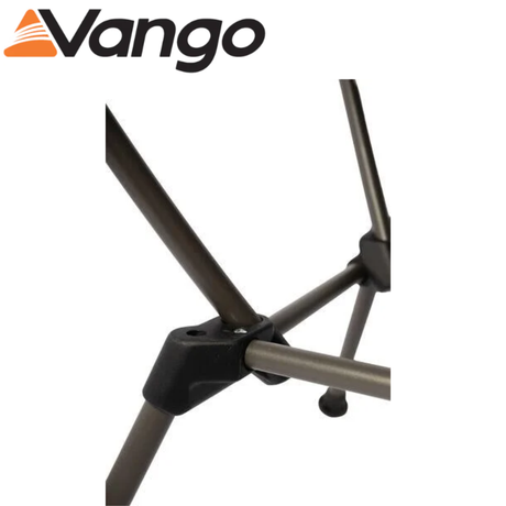 Vango Micro Lux Tall chair in Indi Ink fabric, lightweight and portable camping chair with high back support.