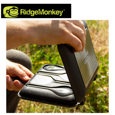 RidgeMonkey Connect Sandwich Toaster XL Induction Edition with non-stick cooking surfaces and large size for easy sandwich making.