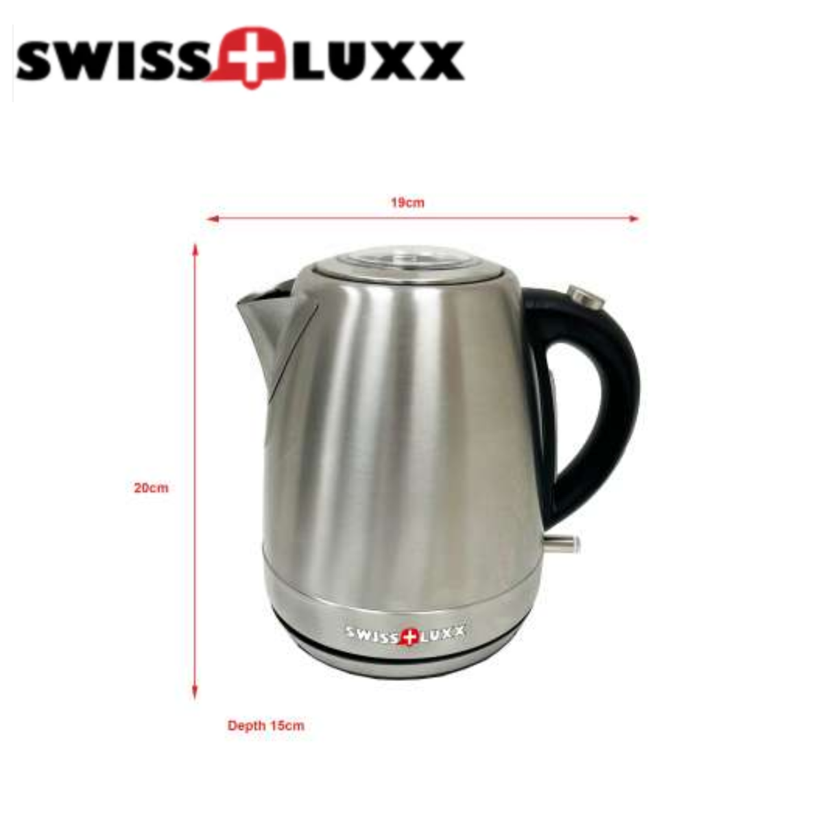 Swiss Luxx 1Ltr Cordless Kettle