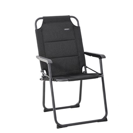 Navarra folding chair in black with a sturdy frame and padded seat, ideal for indoor and outdoor seating.