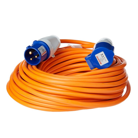 Crusader 25M Main Lead coiled and ready for use, featuring durable connectors and high-quality construction.