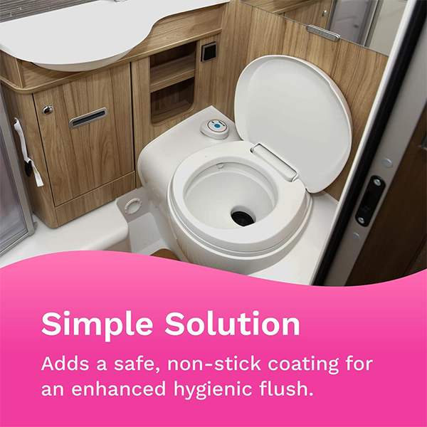Leisuretime Pink Toilet Rinse fluid bottle with a vibrant pink color, designed for effective toilet cleaning and maintenance.
