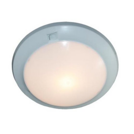 White LED Cirro ceiling light by P.L.S, modern lighting fixture with a sleek design and bright illumination.