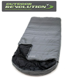 Outdoor Revolution SunStar Midi 300 sleeping bag in a vibrant color, showcasing its soft fabric and compact design.