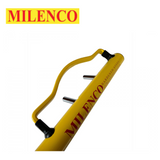 Milenco high security steering wheel lock in yellow, showcasing a sturdy design for vehicle protection.