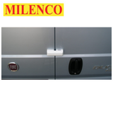 Milenco van door lock in black, featuring a triple pack design for enhanced security and durability.