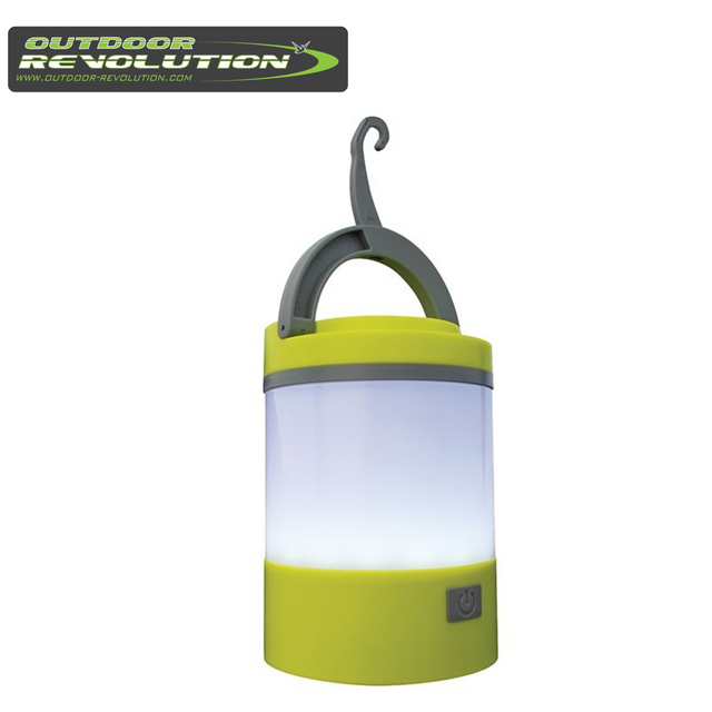 Outdoor Revolution Lumi-Mosi rechargeable mosquito killer lantern with UV light and fan for outdoor insect control.