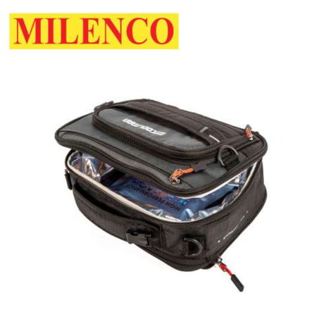 Milenco MyCoolMan expandable lunch box in a vibrant design, showcasing its spacious compartments and sturdy build.