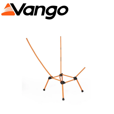 Vango Micro Lux Tall Chair with a spacious seat and sturdy frame, set against a natural outdoor background.