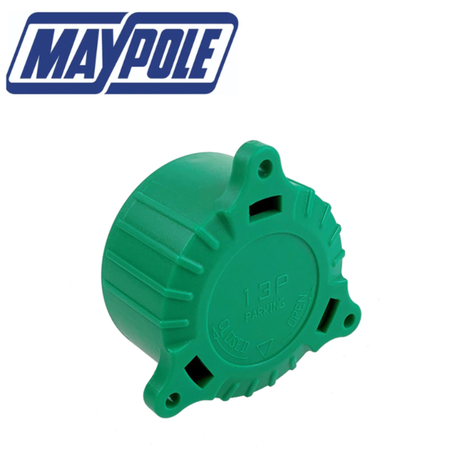 Maypole 8/13 pin alignment cap showing a black metal alignment tool with pin sockets for precise fitting.