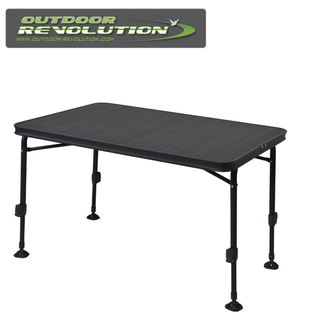 Outdoor Revolution Cortina weatherproof medium table with sturdy surface suitable for outdoor use and weather resistance.