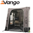 Vango Riviera 330 front mesh door set with zippered mesh panels and fabric edges, designed for camping tent entry and ventilation.