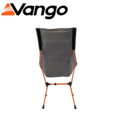 Vango Micro Steel Tall chair with a sturdy frame and compact design, ideal for camping or outdoor use.