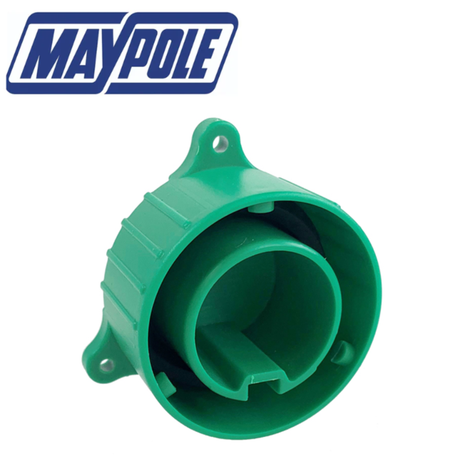 Maypole 8/13 pin alignment cap, a metal tool for aligning pins, shown in black with detailed features for precise fitting.
