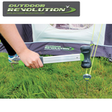 Outdoor Revolution rubber mallet with a sturdy handle and durable head, ideal for camping and outdoor use.