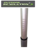 Outdoor Revolution aluminium nose weight gauge with metal feet, used for measuring tent or caravan nose weight.