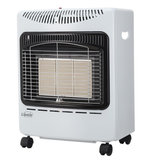 Mini Heat Force Gas Heaters Available in Red, Grey and White