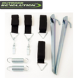Outdoor Revolution Tie Down Set with durable straps and anchors for securing tents and outdoor gear in various conditions.