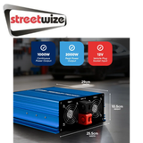 Streetwize 1000Watts Pure sine wave inverter