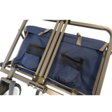 Lifestyle Palmo Wagon with sturdy wooden handles and spacious metal frame for easy transport and outdoor use.
