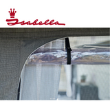 Isabella Penta Etna MegaFrame seasonal awning set up outside, showcasing its durable fabric and spacious design.