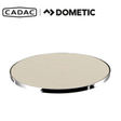 Cadac Dometic Pizza Stone Pro 40, round ceramic pizza stone for even baking and crispy crusts in outdoor grills.