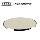 Cadac Dometic Pizza Stone Pro 40, round ceramic pizza stone for even baking and crispy crusts in outdoor grills.