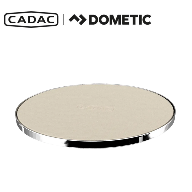 Cadac Dometic Pizza Stone Pro 40, round ceramic pizza stone for even baking and crispy crusts in outdoor grills.