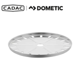 Cadac Dometic Pizza Stone Pro 40 for even baking, shown in the image with a round, heat-resistant surface for pizza baking.