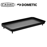 Cadac Dometic 2 Cook Plancha Plate with two cooking surfaces, ideal for outdoor grilling and versatile meal preparation.