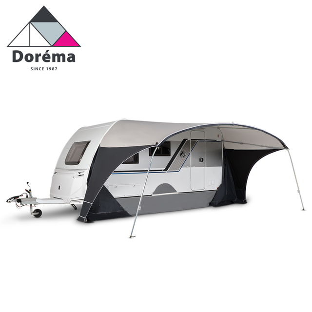 Dorema Porto Sun Canopy in a light color, providing shade with a spacious design for outdoor relaxation.