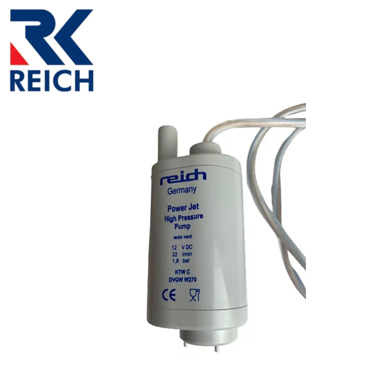 Reich PowerJet 22L 12V High-Pressure Submersible Water Pump