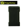 RidgeMonkey Vault C-Smart wireless charger with 42150mAh capacity, showing the sleek charging pad and display screen.
