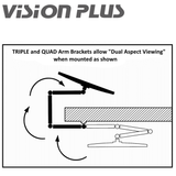 Vision Plus Quad Arm Tv Bracket