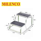Milenco Aluminium Rubber Double Step with sturdy design and non-slip surface for safe access to vehicles.