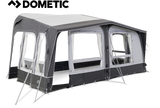 Dometic Residence Air All Season Awning set up outside, showcasing its spacious canopy and durable design.