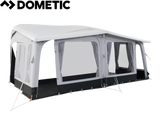 Dometic Residence Air Tour Awning set up outdoors, showcasing its spacious canopy and sturdy frame for camping comfort.