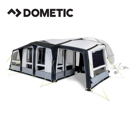 Dometic Club/Ace Air Pro Extension awning extension installed for added shade and protection outdoors.