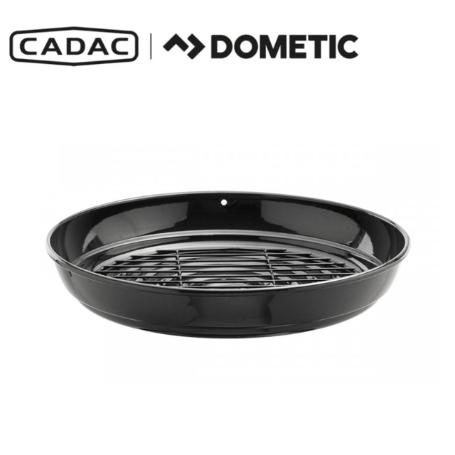 Cadac Dometic Roast Pan 50 for grilling and roasting, with a sturdy, non-stick surface ideal for outdoor cooking.