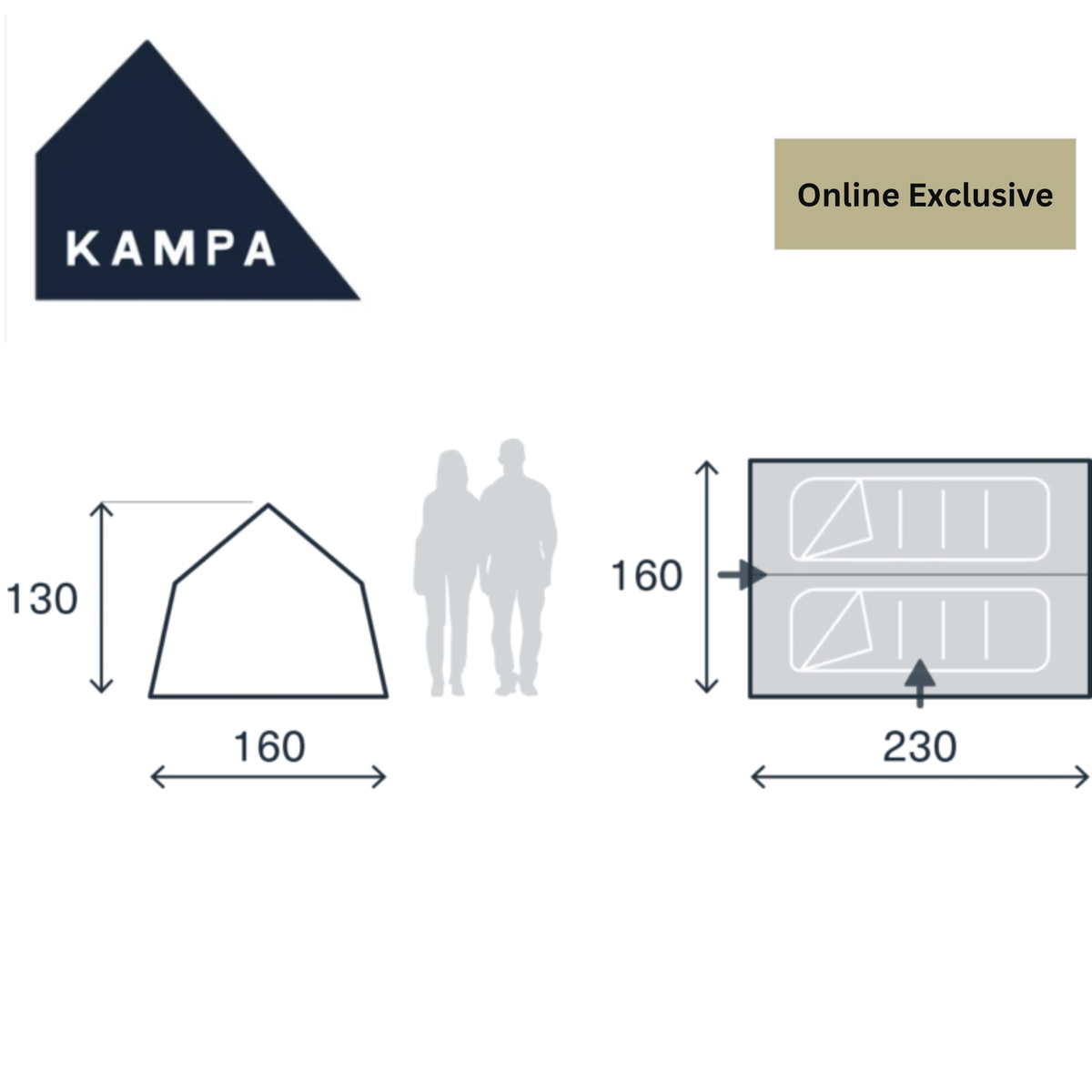 Kampa Stargazer 2 Person Tent