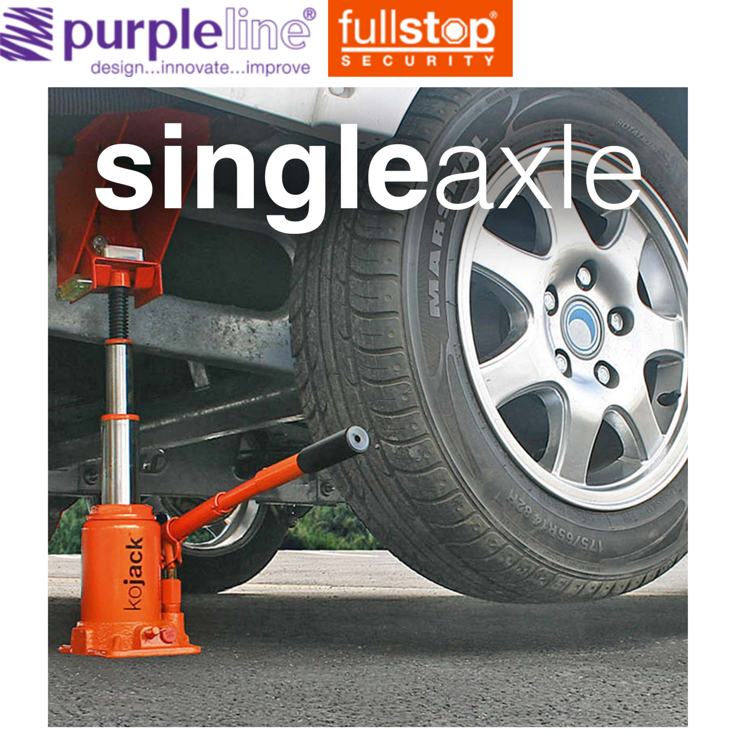 Purpleline Caravan Single Axel Jack & Levelling System | Cannock ...