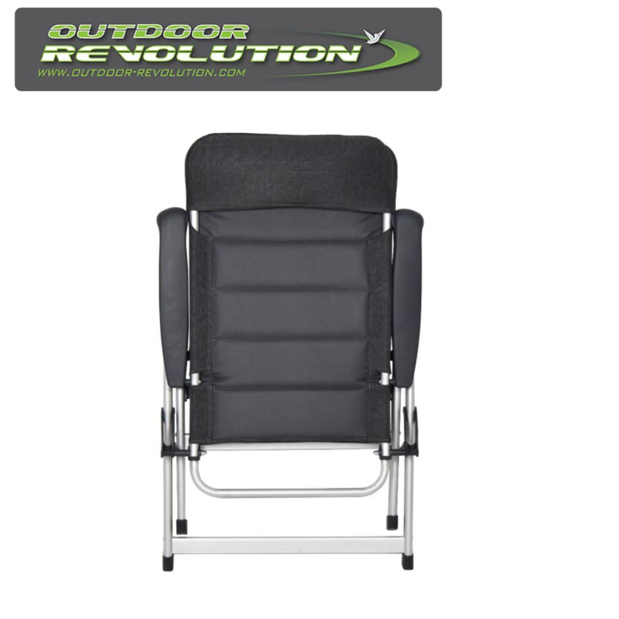 Outdoor Revolution San Remo highback reclining chair in durable 600D polyester, ideal for outdoor relaxation.