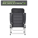 Outdoor Revolution San Remo highback reclining chair in durable 600D polyester, ideal for outdoor relaxation.