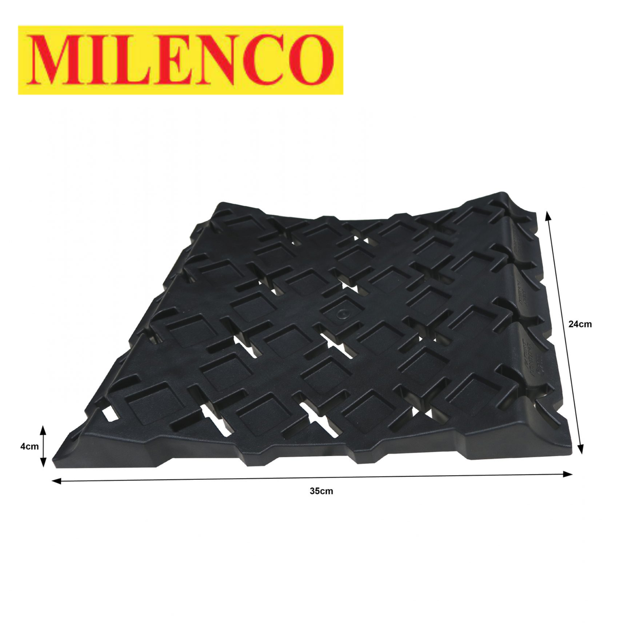 Milenco Stacka Tyre Saver Twin Pack, featuring durable tyre savers designed for vehicle stability and tire preservation.