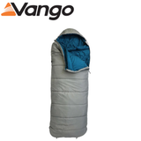 Vango NiteStar Alpha sleeping bag with insulated design, shown in a closed position, suitable for camping and outdoor use.