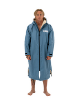 Adult Beachbum changing robe in sea blue, featuring a comfortable design perfect for beach or poolside use.