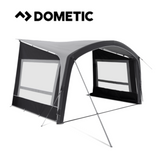 Dometic Sunshine Air 400 All Season air canopy shown from the side, featuring a spacious, durable design for outdoor use.