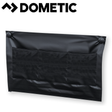 Dometic black single wheel arch cover showing a close-up of the sleek black finish on a vehicle.