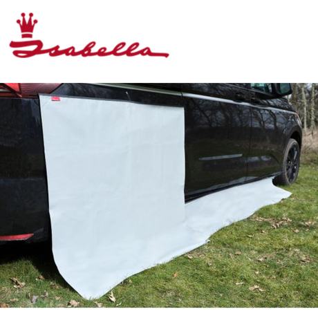 Isabella Draught Skirt Campervan small size with durable fabric and secure fittings, designed to reduce drafts and improve comfort.