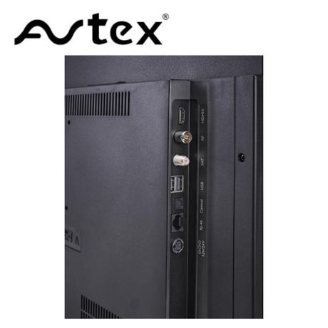 Avtex 32" SmartPRO HD TV with Freely TV platform, showcasing sleek design and smart connectivity features.
